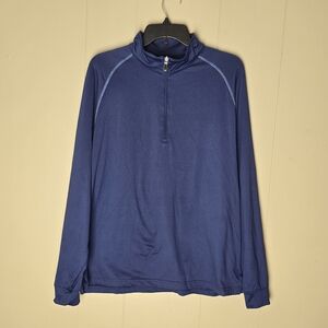 Bolle Golf Men's Blue Quarter-Zip Shirt Size M